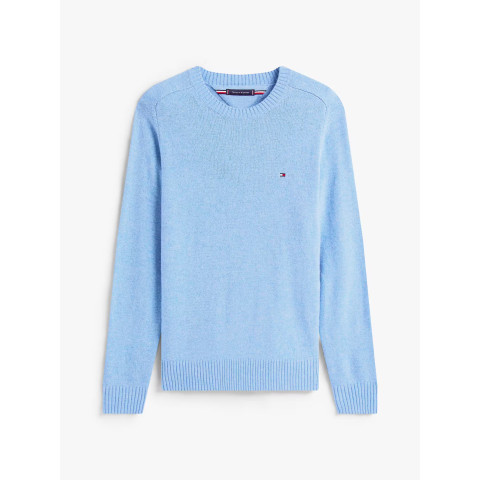 Pull en Laine Homme Tommy Hilfiger LAMBSWOOL Bleu Ciel Cloane Vannes MW0MW36535