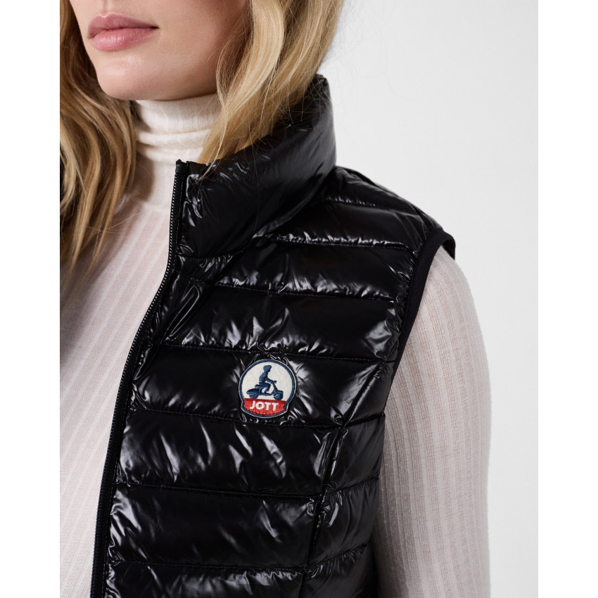 Doudoune Sans Manches Jott Femme SEDA SHINY Noir Cloane Vannes WDOW212506