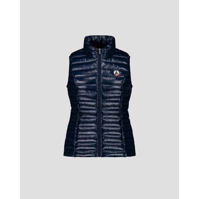 Doudoune Sans Manches Jott Femme SEDA SHINY Bleu Marine Cloane Vannes WDOW212506