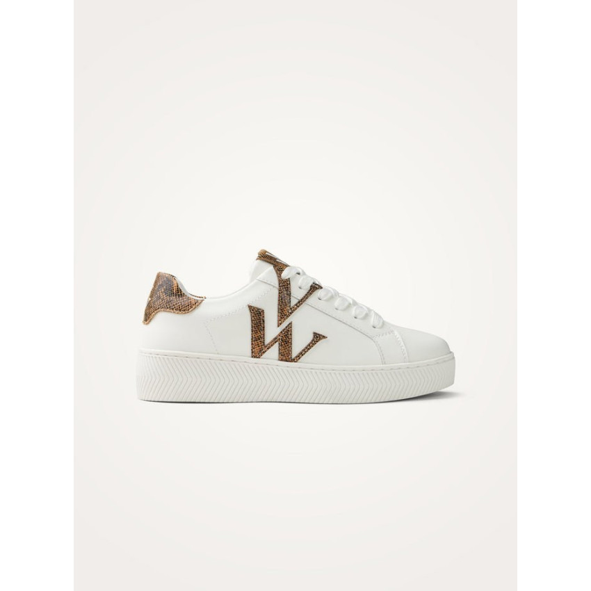 Baskets Vanessa Wu Femme LOU Blanc Cloane Vannes BK2765