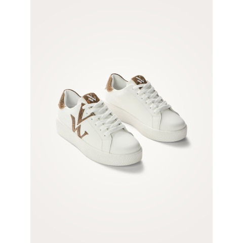 Baskets Vanessa Wu Femme LOU Blanc Cloane Vannes BK2765