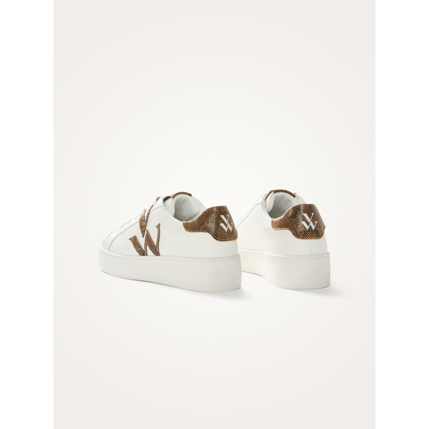 Baskets Vanessa Wu Femme LOU Blanc Cloane Vannes BK2765