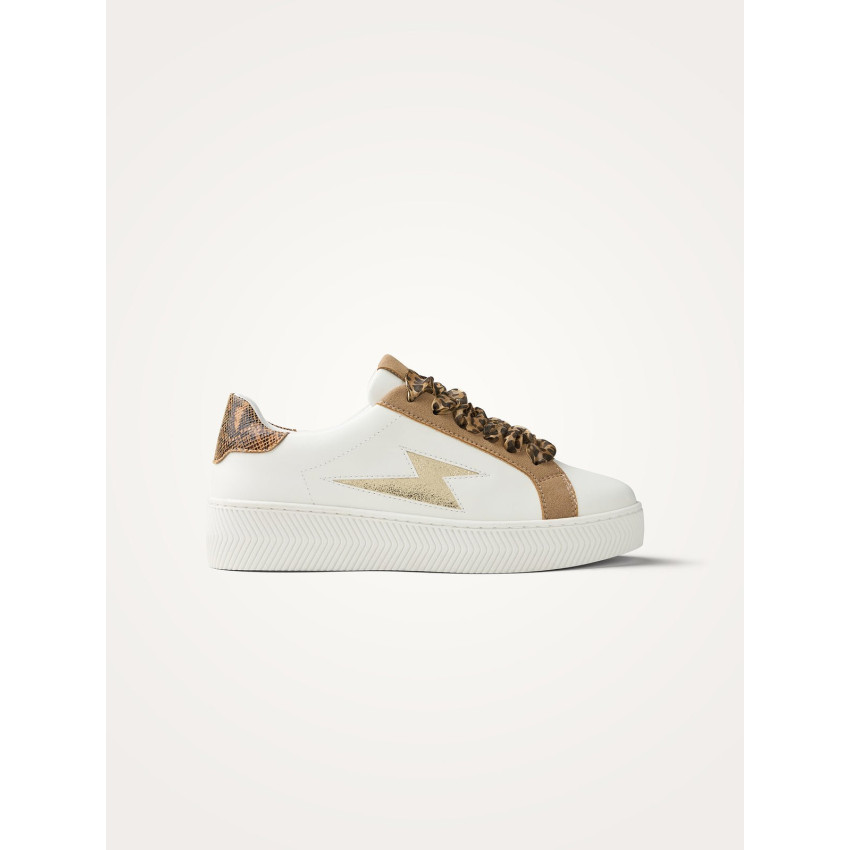 Baskets Femme Vanessa Wu MILIE Blanc Cloane Vannes BK2761