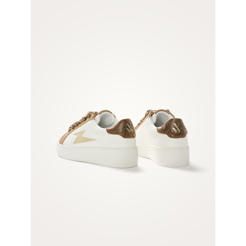 Baskets Femme Vanessa Wu MILIE Blanc Cloane Vannes BK2761