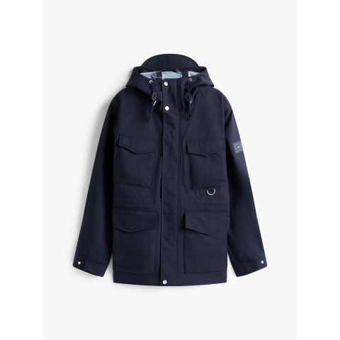 Blouson Imperméable Homme Tommy Hilfiger WET WEATHER Bleu Marine Cloane Vannes MW0MW42071 DW5