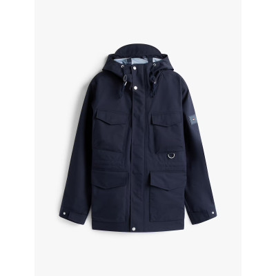 Blouson Imperméable Homme Tommy Hilfiger WET WEATHER Bleu Marine Cloane Vannes MW0MW42071 DW5