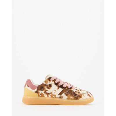 Baskets Femme GOAL MOO SPLASH Beige