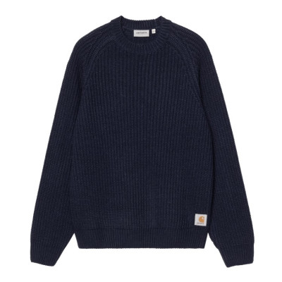 Pull Homme Carhartt Wip FIRTH Bleu Marine Cloane Vannes I035388
