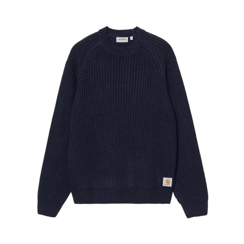 Pull Homme Carhartt Wip FIRTH Bleu Marine Cloane Vannes I035388