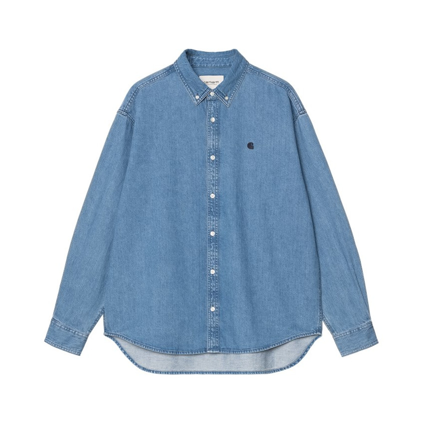 Chemise Homme Carhartt Wip LUCAS Denim Cloane Vannes I034525