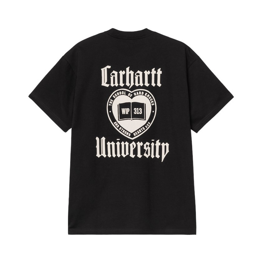 T-Shirt Homme Carhartt Wip  SCHOOLING Noir Cloane Vannes I035453 89