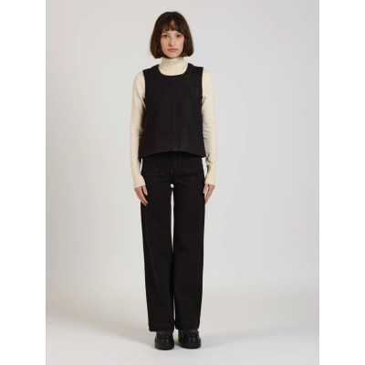 Haut Femme FAM PARIS IZA Noir Cloane Vannes