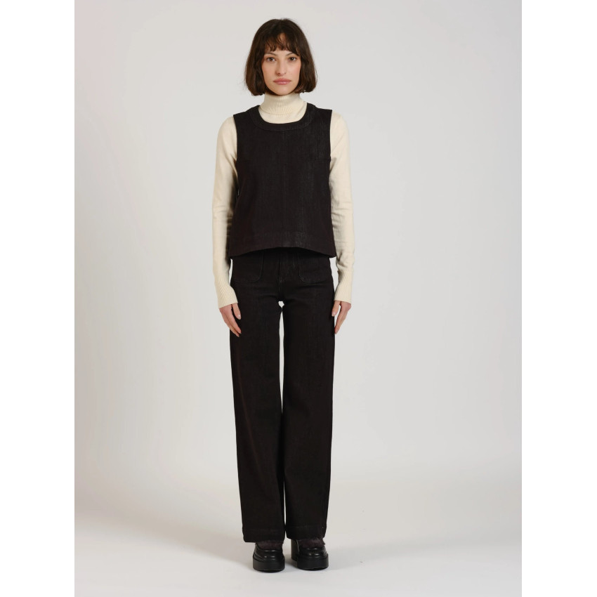 Haut Femme FAM PARIS IZA Noir Cloane Vannes