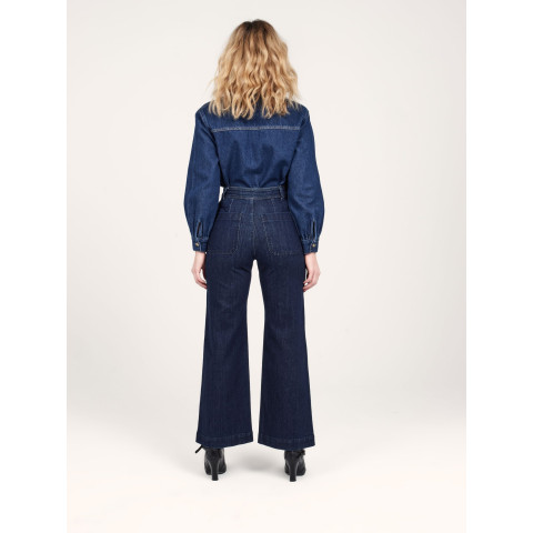 Jeans Femme FAM PARIS FAUVE Indigo Cloane Vannes