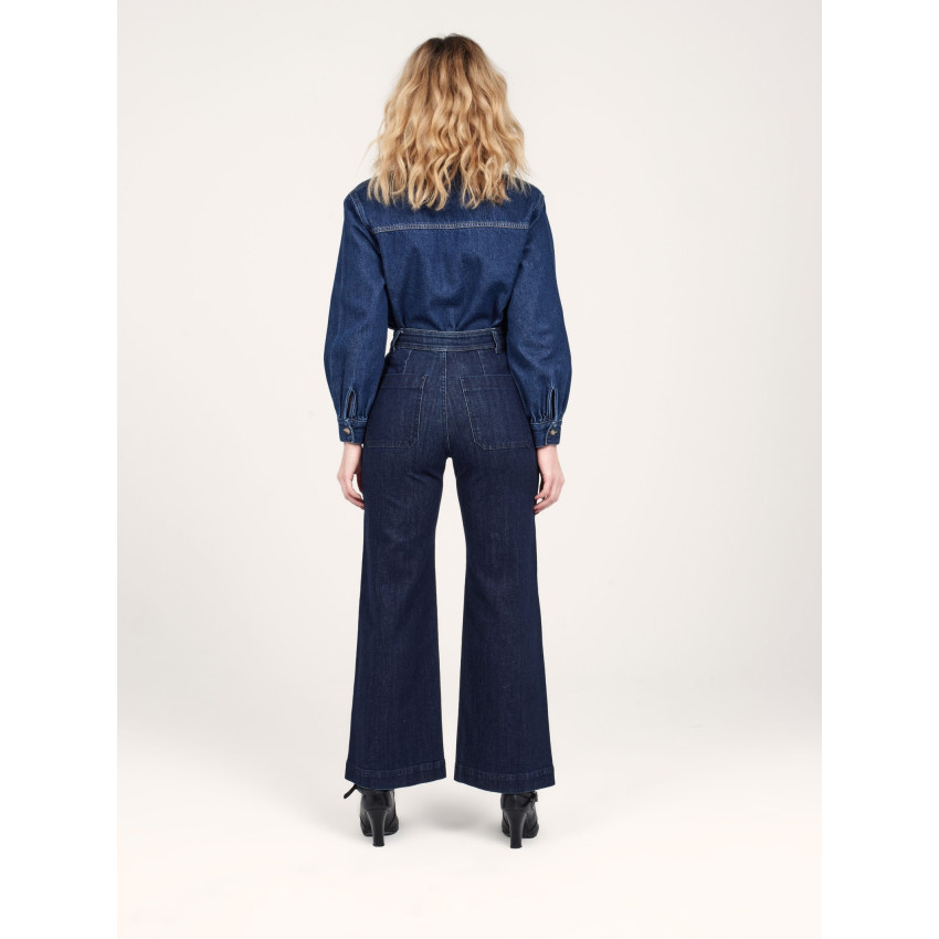 Jeans Femme FAM PARIS FAUVE Indigo Cloane Vannes