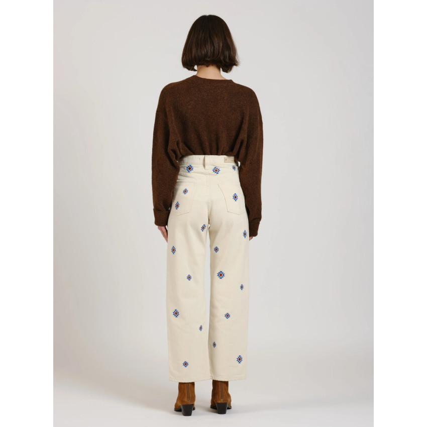 Jeans Femme Fam Paris POLA Beige Cloane Vannes