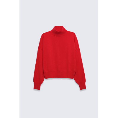 Pull Femme Gertrude ANAIS Rouge Cloane Vannes H25ANAIS