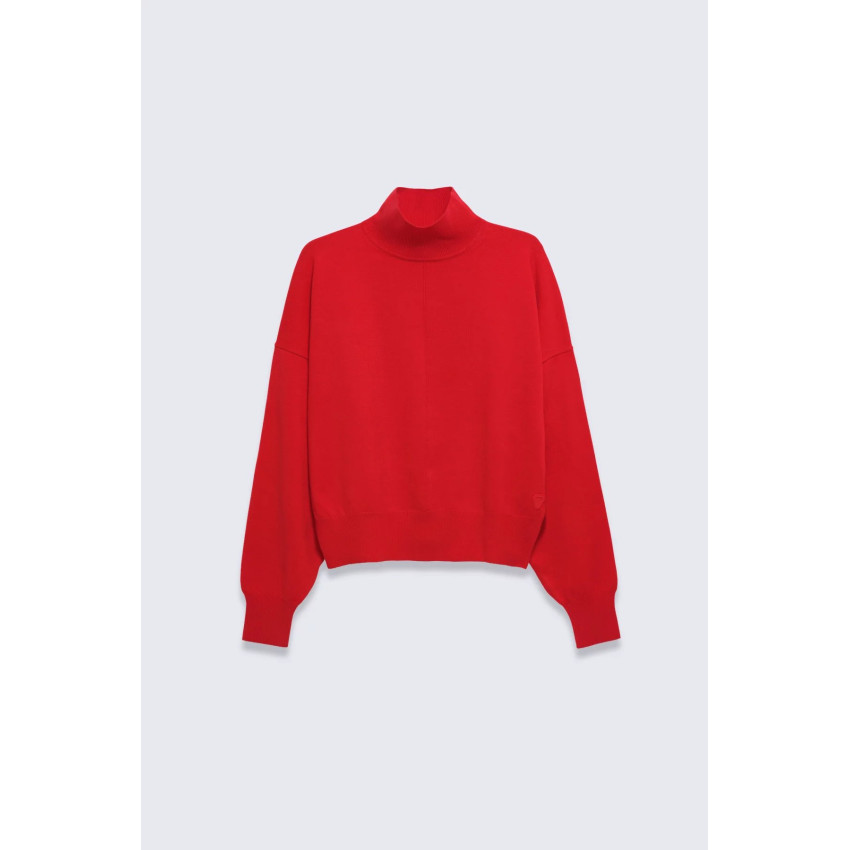 Pull Femme Gertrude ANAIS Rouge Cloane Vannes H25ANAIS