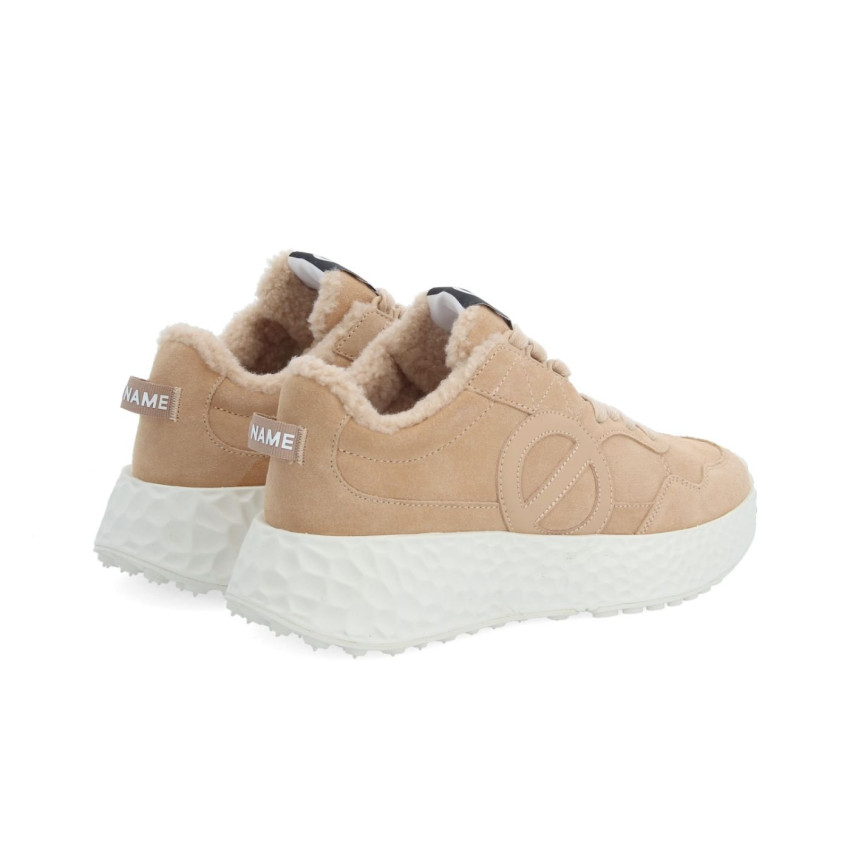 Baskets Femme No Name CARTER JOGGER Beige Cloane Vannes NNVESC0418