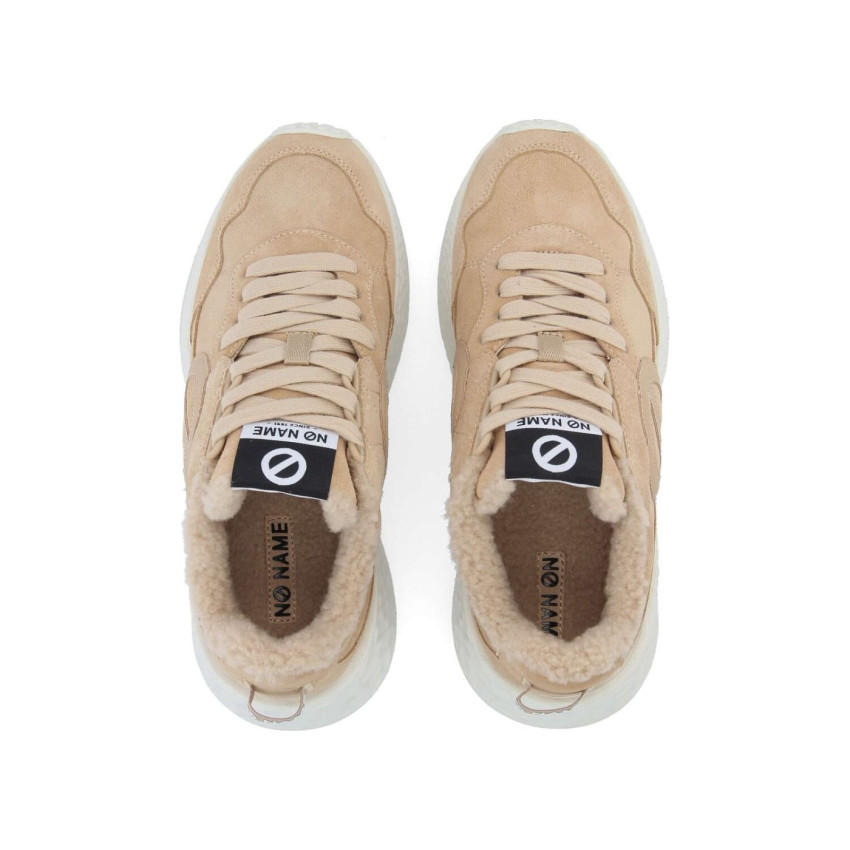 Baskets Femme No Name CARTER JOGGER Beige Cloane Vannes NNVESC0418