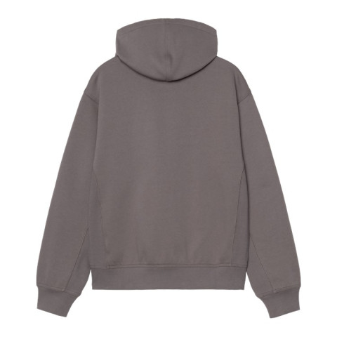 Sweat Zippé Homme Carhartt Wip AMERICAN SCRIP Gris Dark Cloane Vannes I033063 33C