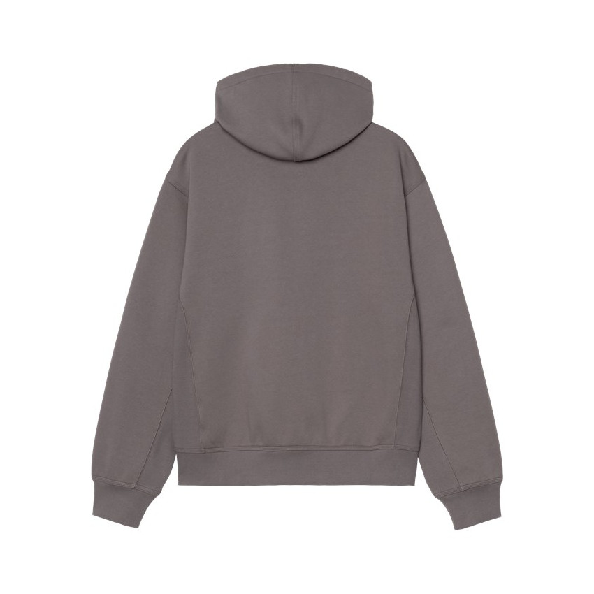 Sweat Zippé Homme Carhartt Wip AMERICAN SCRIP Gris Dark Cloane Vannes I033063 33C