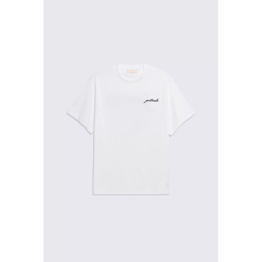 T-Shirt Homme Gertrude LEONCE BALLON Blanc Cloane Vannes H25LEONCEBALL