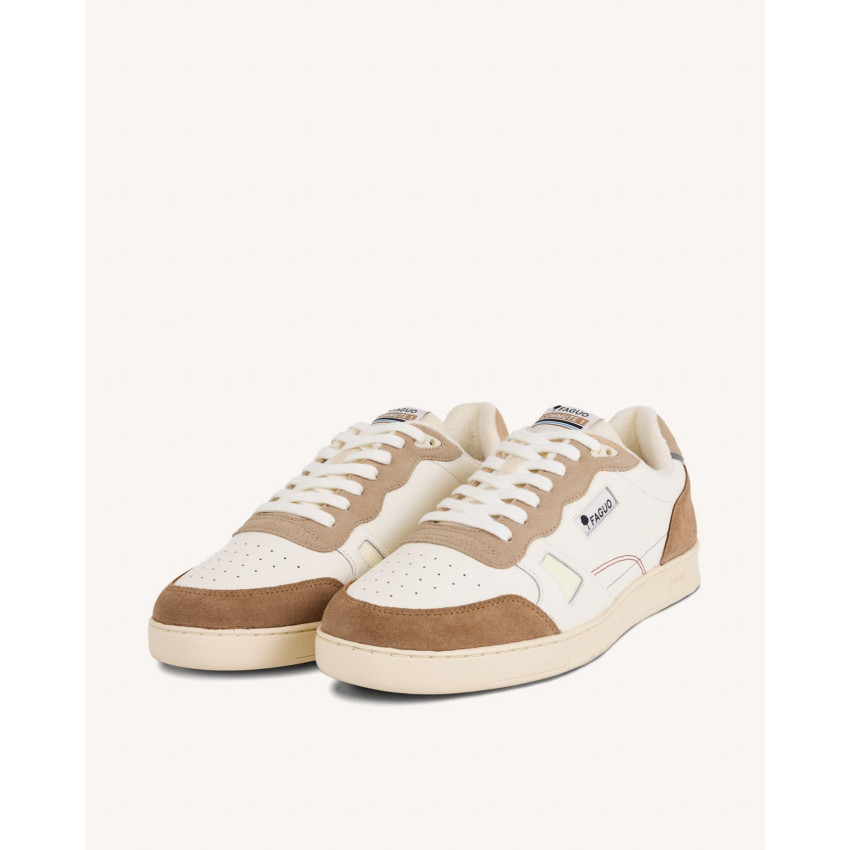 Baskets Homme Faguo COMMUTE 1 Beige Cloane Vannes F25CG3208 ECR16