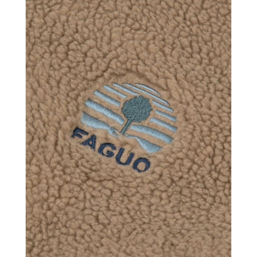 Veste Polaire Faguo Homme SENONCHE Beige Cloane Vannes F25PL0904 BEI30