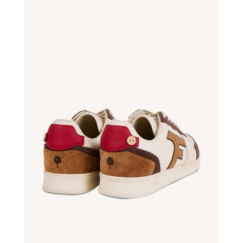 Baskets Faguo Homme HAZEL Ecru Cloane Vannes F25CG3201 ECR44