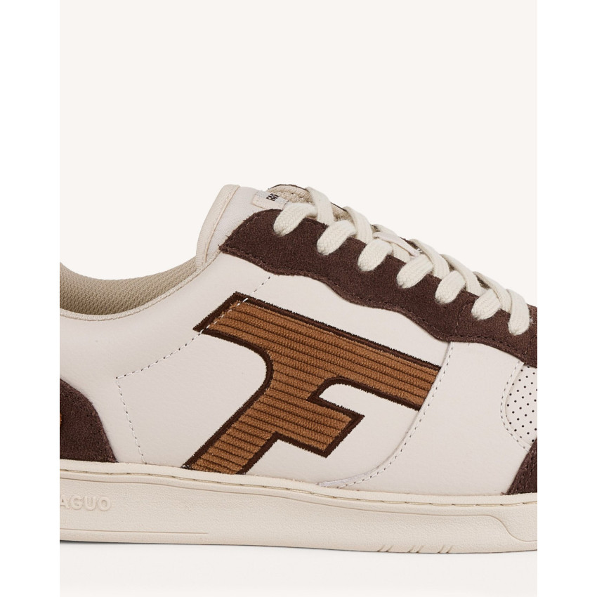 Baskets Faguo Homme HAZEL Ecru Cloane Vannes F25CG3201 ECR44