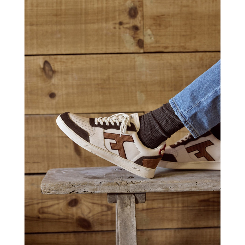 Baskets Faguo Homme HAZEL Ecru Cloane Vannes F25CG3201 ECR44