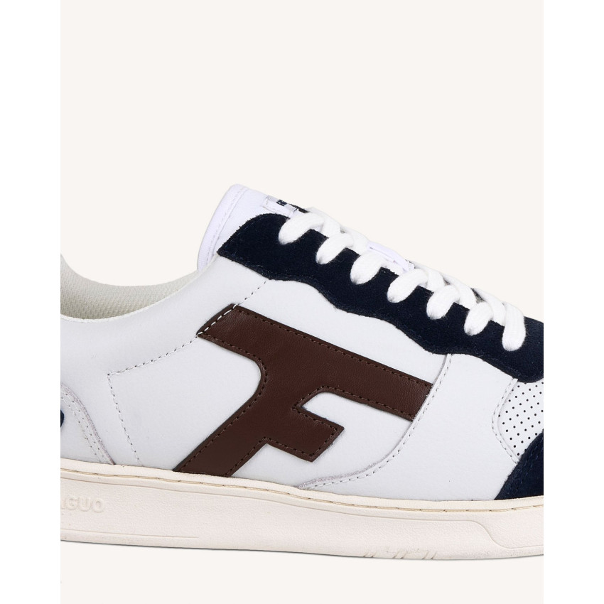 Baskets Faguo Homme HAZEL Blanc Cloane Vannes F25CG3202 WHI07