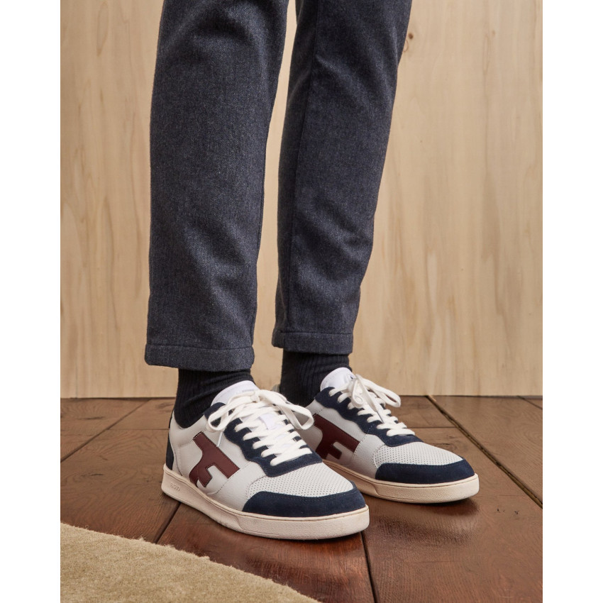 Baskets Faguo Homme HAZEL Blanc Cloane Vannes F25CG3202 WHI07