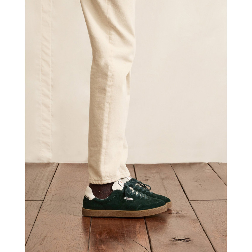Baskets Faguo Homme LUMBO Vert Cloane Vannes F24CG0211 GRE00