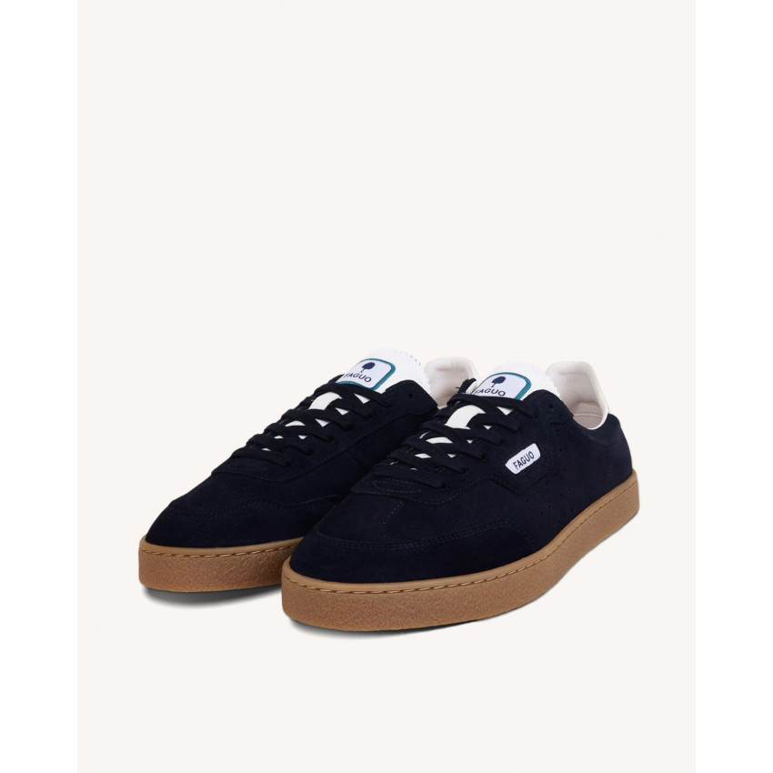 Baskets Homme Faguo LUMBO Bleu Marine Cloane Vannes F25CG0203 NAV00