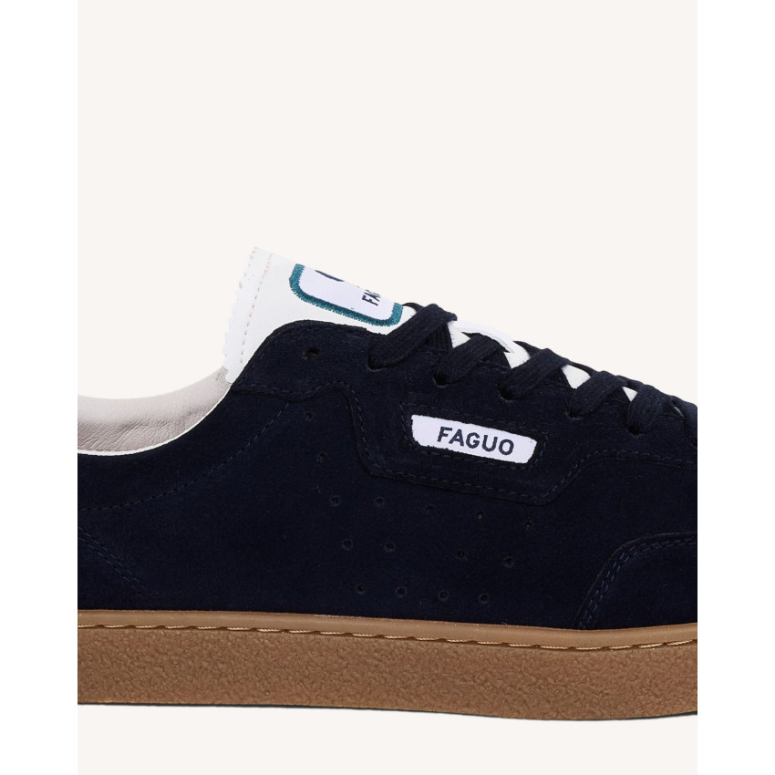Baskets Homme Faguo LUMBO Bleu Marine Cloane Vannes F25CG0203 NAV00