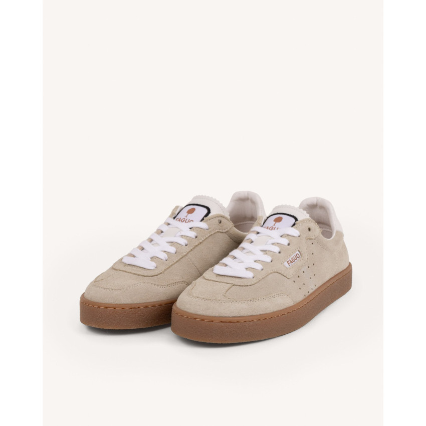 Baskets Faguo Homme LUMBO Beige Cloane Vannes S25CG0201 BEI00