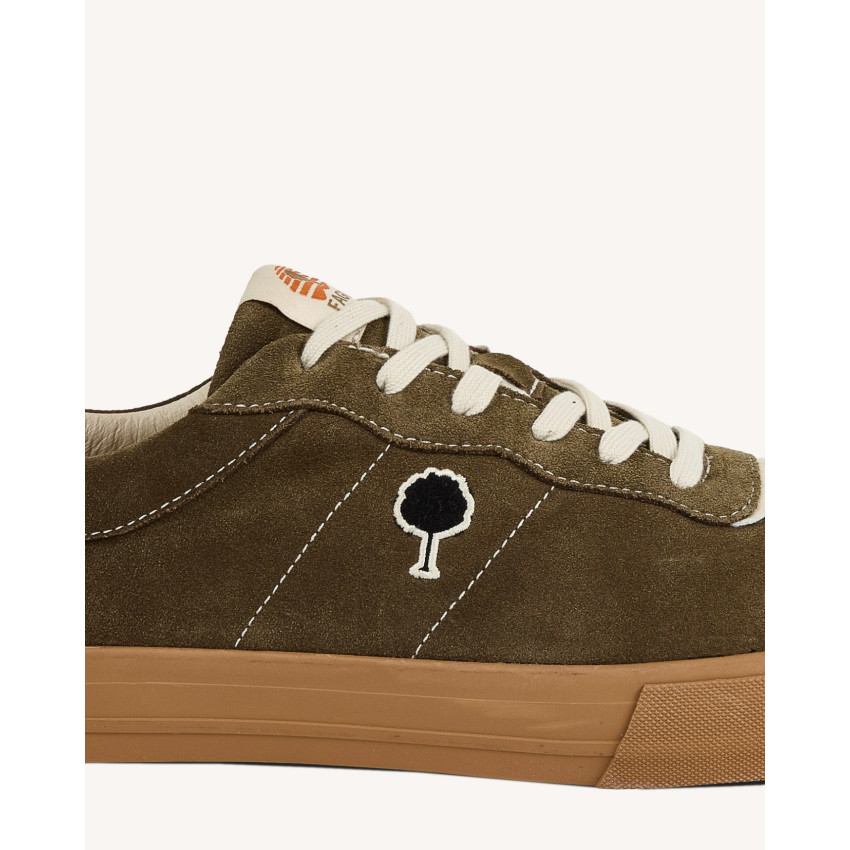 Baskets Faguo Homme NASHI Kaki Cloane Vannes F25CG0301 KAK00