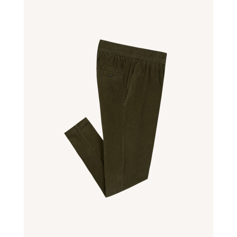 Pantalon Homme Faguo DREUILLE Kaki Cloane Vannes F25PA0103 KAK38