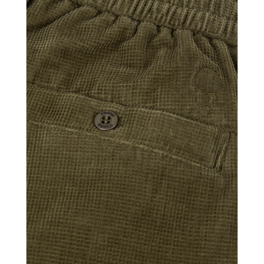 Pantalon Homme Faguo DREUILLE Kaki Cloane Vannes F25PA0103 KAK38