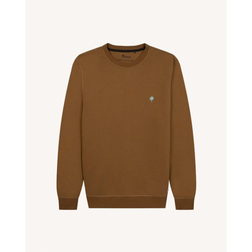 Sweat Homme DONZY camel Cloane Vannes F25SW0104 BRO08