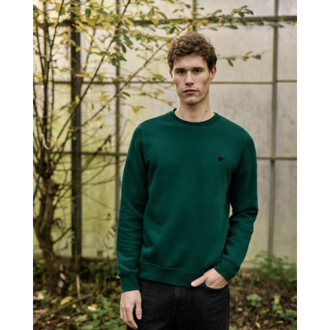 Sweat Homme DONZY Vert sapin Cloane Vannes F25SW0104 GRE39