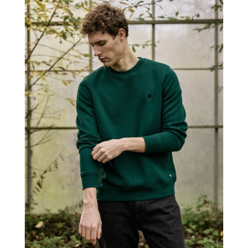 Sweat Homme DONZY Vert sapin Cloane Vannes F25SW0104 GRE39
