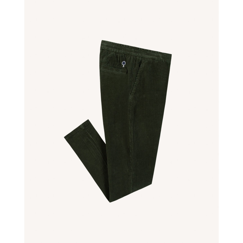 Pantalon Homme Faguo DREUILLE Vert Foncé Cloane Vannes F25PA0102 GRE02