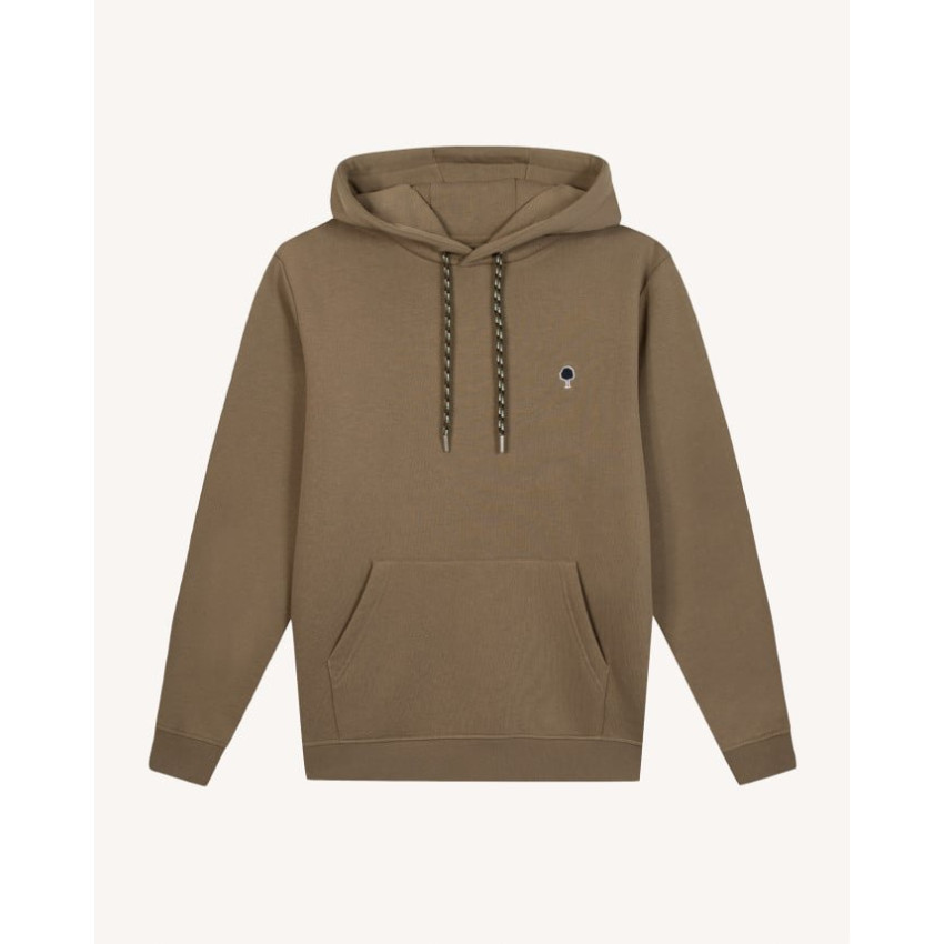 Sweat à Capuche Homme DIRAC Marron Cloane VannesF25SW0105 BRO36