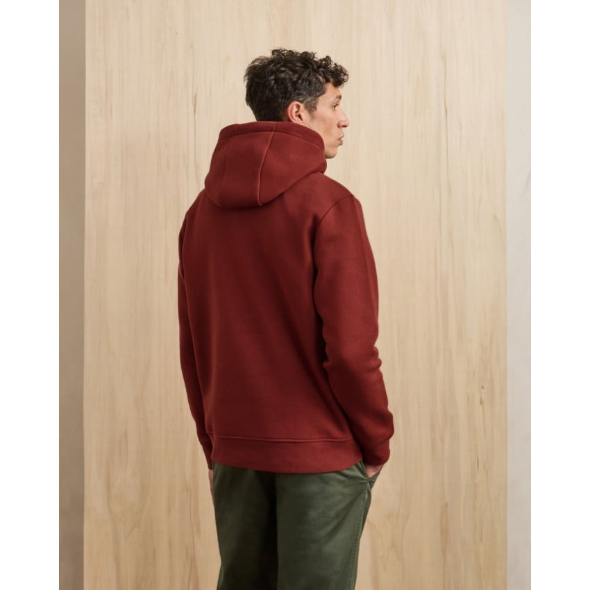 Sweat à Capuche Homme DIRAC Bordeaux Cloane Vannes F25SW0106 BUR00