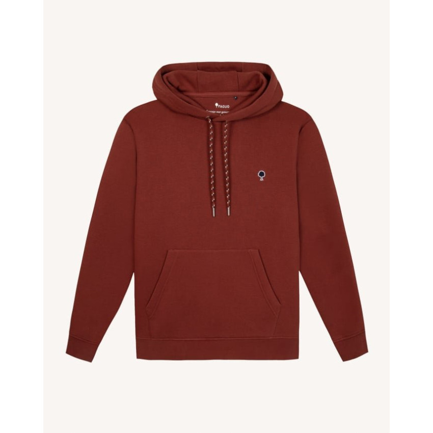 Sweat à Capuche Homme DIRAC Bordeaux Cloane Vannes F25SW0106 BUR00
