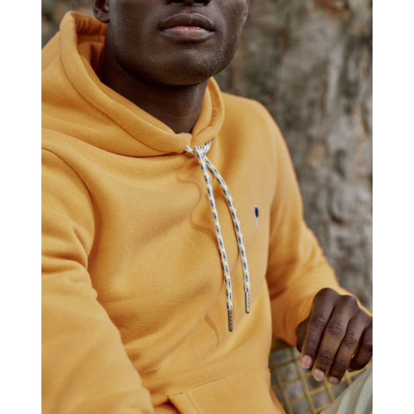 Sweat à Capuche Homme DIRAC Ocre  	S25SW0105 YEL07