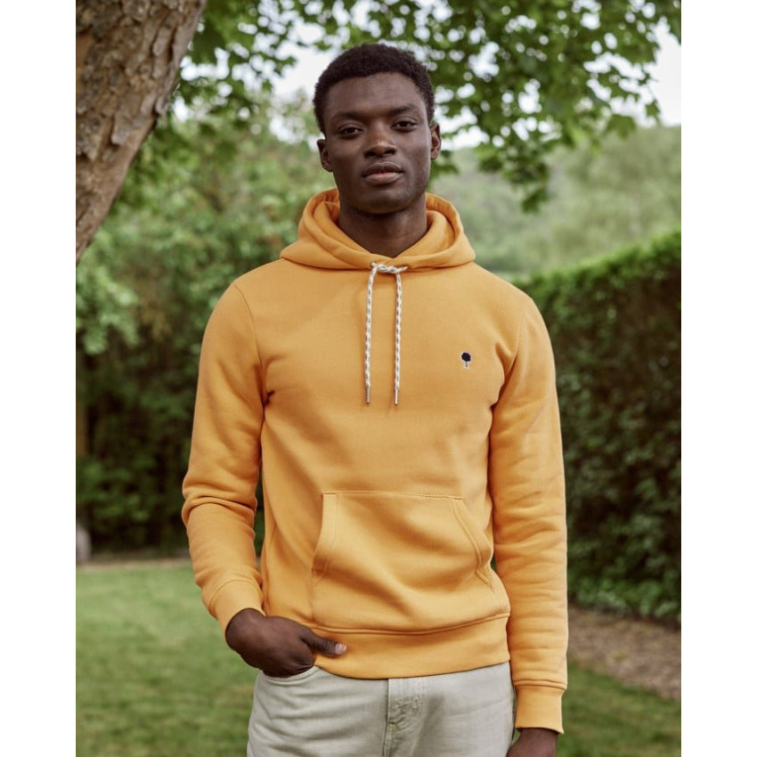 Sweat à Capuche Homme DIRAC Ocre  	S25SW0105 YEL07